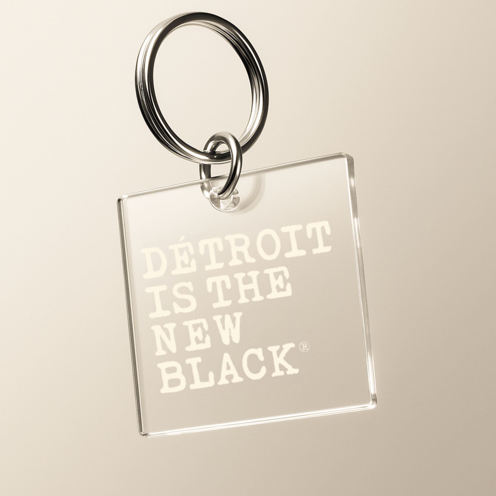 Clear Acrylic Keychain